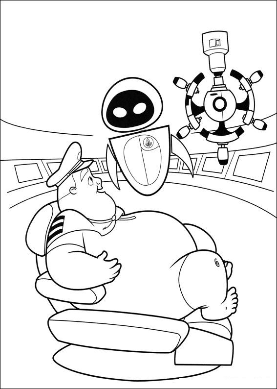 59 coloring pages of Wall e